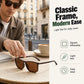 🕶️ 50% RABATT! ☀️ Unisex Stylische Vintage Polarised Sonnenbrille – UV-Schutz, polarisiert & zeitlos – Perfekt für jeden Look & Anlass ✨