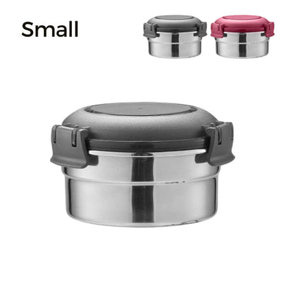🍱 50% RABATT! 🥗 3-teiliges Edelstahl-Lunchbox-Set – Luftdichte Deckel, robust & leicht zu reinigen – Ideal für Schule, Büro & unterwegs ✨