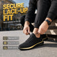 👟 50% RABATT! ✈️ Leichte Koreanische Schnürschuhe für Herren – Mesh + PU, atmungsaktiv & gepolstert – Ideal für Alltag & Reisen