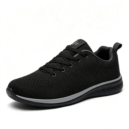 👟 50% RABATT! ✈️ Leichte Koreanische Schnürschuhe für Herren – Mesh + PU, atmungsaktiv & gepolstert – Ideal für Alltag & Reisen