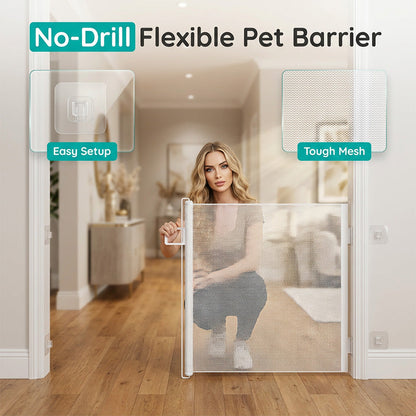 🐶 50% RABATT! 🛡️ Verstellbare Innenschutzbarriere – Haustier- & Babygitter, flexibel & sicher – Perfekte Sicherheitslösung für Ihr Zuhause 🏡