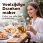 ☕ 50% RABATT! 🥤 Cold Brew Karaffe mit Deckel & Edelstahlfilter – 32/64 oz, Glas + PP & 7 Farben – Perfekter Kaffee für zu Hause ✨