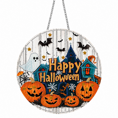 🎃 50% RABATT! ✨ Halloween DIY Glitzer-Hängeornament-Set – Funkelnde Farben, einfache Montage & kreativer Spaß – Perfekte Deko für gruselige Herbststimmung 🕸️