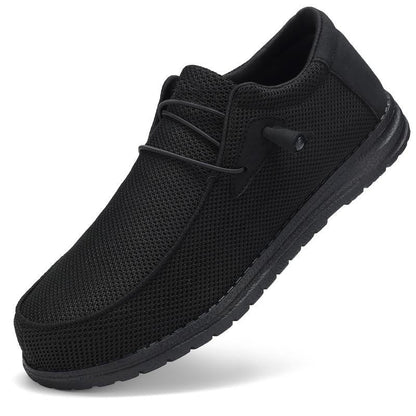 👞 50% RABATT! 🛡️ Leichte Stahlkappen-Sicherheitsloafer – Robust, rutschfest & atmungsaktiv – Ideal für Arbeit, Baustelle & Alltag ✨