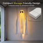 👻 50% RABATT! 🎃 Halloween Hänge-Schaukelgeist – Gruseliges Design, bewegliche Arme & einfache Montage – Perfekte Deko für Fenster, Bäume & Veranda 🌙