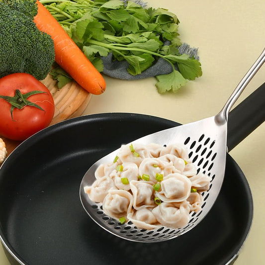 🥄 50% RABATT! 🍳 Edelstahl-Schaumlöffel – Feinmaschig, langlebig & vielseitig – Ideal zum Abseihen, Frittieren & Servieren ✨