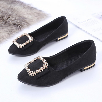 👠 50% RABATT! 🌸 Damen Ballerinas mit spitzer Spitze – Bequem, weiche Sohle & vielseitig – Perfekt für Alltag, Büro & elegante Looks ✨