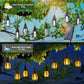 🔥 50% RABATT! ☀️ Solar-LED-Lichterkette – Flammenlampe, IP65 & 360° ✨
