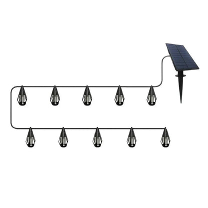 🔥 50% RABATT! ☀️ Solar-LED-Lichterkette – Flammenlampe, IP65 & 360° ✨