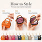 🐚 50% RABATT! 👛 Mini Muscheltasche Schlüsselanhänger – PU-Leder, Lippenstift-Design & praktisch – Perfektes Accessoire für Schlüssel & Kleingeld ✨