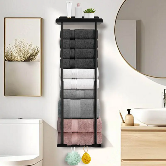 🛁 50% RABATT! 🧺 Ausziehbarer Handtuchhalter – 38–75 cm, bohrerfrei & stabil ✨