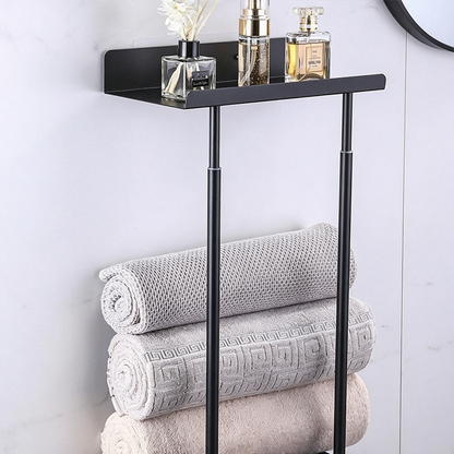 🛁 50% RABATT! 🧺 Ausziehbarer Handtuchhalter – 38–75 cm, bohrerfrei & stabil ✨