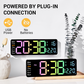 ⏰ 50% RABATT! 🌈 Bunter LED Digital-Wecker – Farbige Anzeige, einstellbare Helligkeit & Schlummerfunktion – Ideal für Schlafzimmer, Kinderzimmer & Schreibtisch 🌙