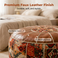 🛋️ 50% RABATT! 📦 Aufbewahrungshocker – Versteckter Stauraum & Kunstleder ✨