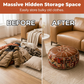 🛋️ 50% RABATT! 📦 Aufbewahrungshocker – Versteckter Stauraum & Kunstleder ✨
