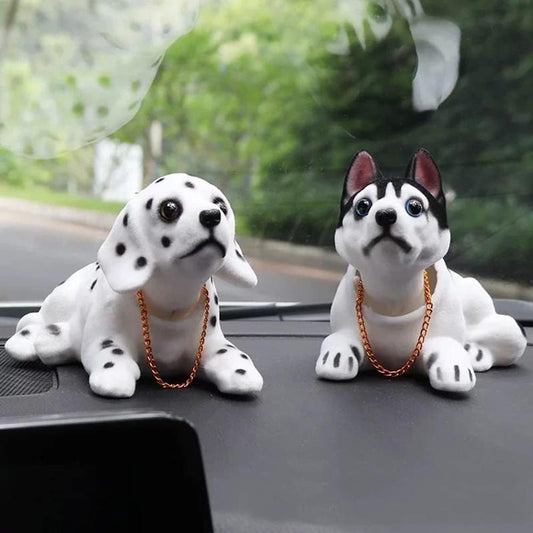 🐶 50% RABATT! 🚗 Wackelkopf-Hund – Niedlich, standsicher & sorgt für gute Laune ✨
