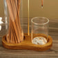 🕯️ 50% RABATT! 🌿 2-in-1 Räucherstäbchen- & Kerzenhalter – Natürliche Holzbasis, elegant & vielseitig – Ideal für Aromatherapie & entspannte Atmosphäre ✨