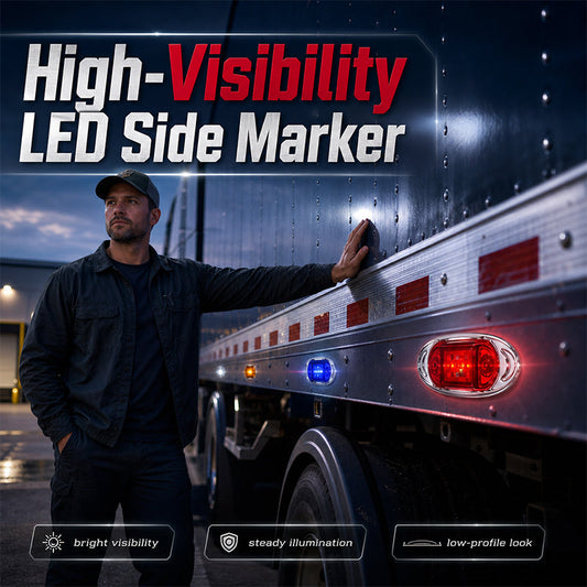 🚛 50% RABATT! 💡 LED-Lkw-Leuchten – 360° Sichtbarkeit, wetterfest & einfach zu montieren – Maximale Sicherheit bei Nacht & schlechtem Wetter 🌙