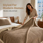 🛋️ 50% RABATT! 🧶 Doppellagige Kuscheldecke – Extra warm, weich & vielseitig – Ideal für Sofa, Bett & gemütliche Stunden zu Hause ✨