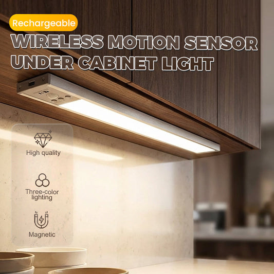 💡 50% RABATT! 🔦 Wiederaufladbare Bewegungsmelderlampe – Kabellos & für Unterschränke ✨