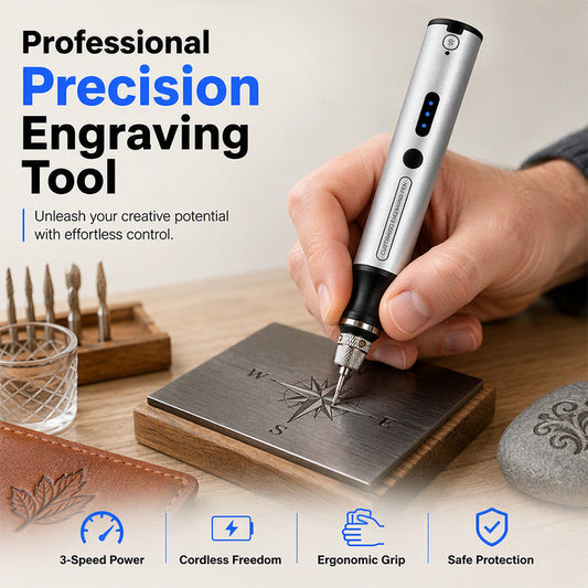 ✍️ 50% RABATT! ⚡ Mini Gravurstift – Kabellos, präzise & vielseitig ✨