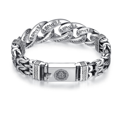 📿 50% RABATT! ✨ Herren Retro Mantra‑Armband – Bedeutungsvoll, maskulin & auffällig 💪