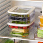 🥗 50% RABATT! 🧊 Frischhaltedose mit Deckel – Transparent, für Kühlschrank & Gefrierfach ✨