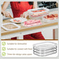 🥗 50% RABATT! 🧊 Frischhaltedose mit Deckel – Transparent, für Kühlschrank & Gefrierfach ✨