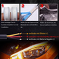 🚗 50% RABATT! 💡 Flexible LED‑Blinkleuchten – 2 Stück, vielseitig & hell ✨