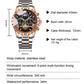 ⌚ 50% RABATT! 💧 Herren Schwungrad‑Quarzuhr – Leuchtzeiger, wasserdicht & präzise ✨
