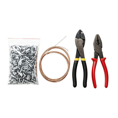🔩 50% RABATT! ⚙️ 4‑tlg. Stahldraht‑Verbindungs‑Set – Robust, vielseitig & einfach zu montieren ✨