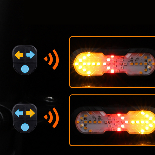 🚲 50% RABATT! 💡 Fahrrad-Sicherheitsrücklicht – Kabellose Fernbedienung & smart ✨