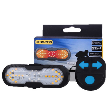 🚲 50% RABATT! 💡 Fahrrad-Sicherheitsrücklicht – Kabellose Fernbedienung & smart ✨