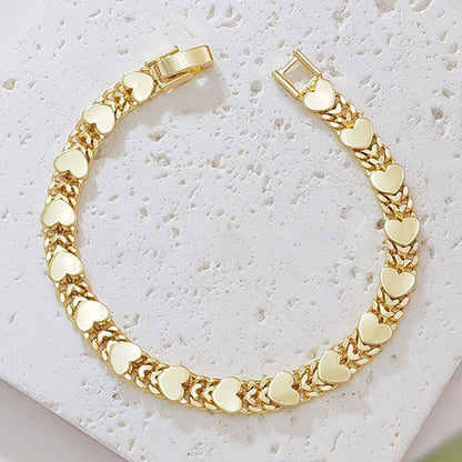 💖 50% RABATT! 📿 Elegantes Herz‑Armband – Gliederdesign, edel & romantisch ✨