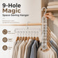 👕 50% RABATT! 🧺 9‑Loch Magic Kleiderbügel – Platzsparend & vielseitig ✨