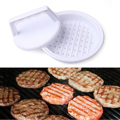 🍔 KAUFE 1, ERHALTE 1 GRATIS! ✨ Burgerpresse – Gleichmäßige Patties, Fettablaufplatte & rutschfester Griff ✨
