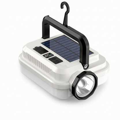 🏕️ 50% RABATT! 🔦 Solar-Campinglampe – Wiederaufladbar & lange Akkulaufzeit ✨