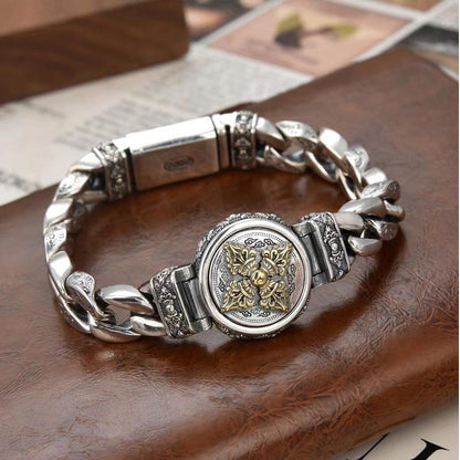 📿 50% RABATT! 💪 Vajra-Dreharmband – Rotierend, Kupfer-Finish & Vintage-Design ✨