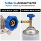 ❄️ 50% RABATT! 🔧 R134a Kältemittel-Schlauch – Mit Manometer & einfacher Befüllung ✨