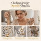 💎 50% RABATT! ❤️ 4‑teiliges Herz-Schmuckset – Kette, Ohrringe, Armband & Ring ✨
