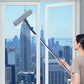 🪟 50% RABATT! ✨ Teleskop-Fensterabzieher – Streifenfrei für hohe Fenster ✨