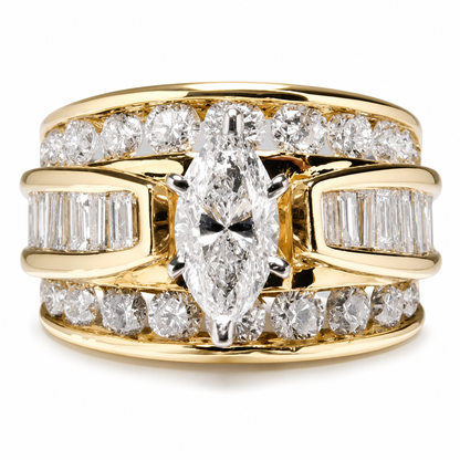 💍 50% RABATT! 🌸 Verlobungsring Marquise-Schliff – Zirkonia & elegant ✨