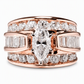 💍 50% RABATT! 🌸 Verlobungsring Marquise-Schliff – Zirkonia & elegant ✨