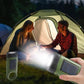 🔦 50% RABATT! 🌞 Outdoor-Notlampe – Kurbel, Solar & USB – Immer bereit ✨