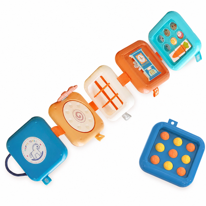 🧸 Save 50%! 🎈 Sensory Busy Ball & Activity Cube – Early education & portable ✨