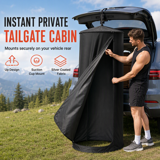 🏕️ 50% RABATT! 🚿 Schnellaufbau-Duschzelt – Für Auto & Camping, Sichtschutz & Umkleide ✨