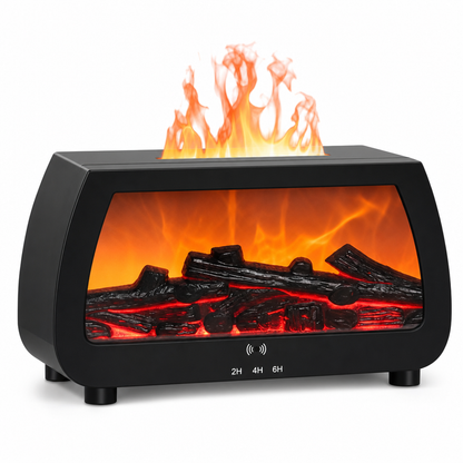 🔥 50% RABATT! 💨 Kamin-Luftbefeuchter – Flammeneffekt & Aroma-Diffusor ✨