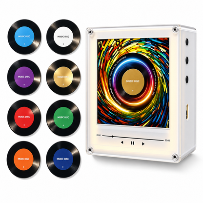 🎄 50% RABATT! 🎶 NFC Musik-Kühlschrankmagnet – LED, Rotation & personalisierbar ✨