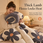 🛏️ 50% RABATT! ❄️ Warme Winterdecke – Lammfleece, Aloe-Baumwolle & dunkles Blumenmuster ✨