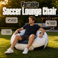 ⚽ 50% RABATT! 🛋️ Aufblasbares Fußball-Sofa – PVC, leicht & lustig ✨